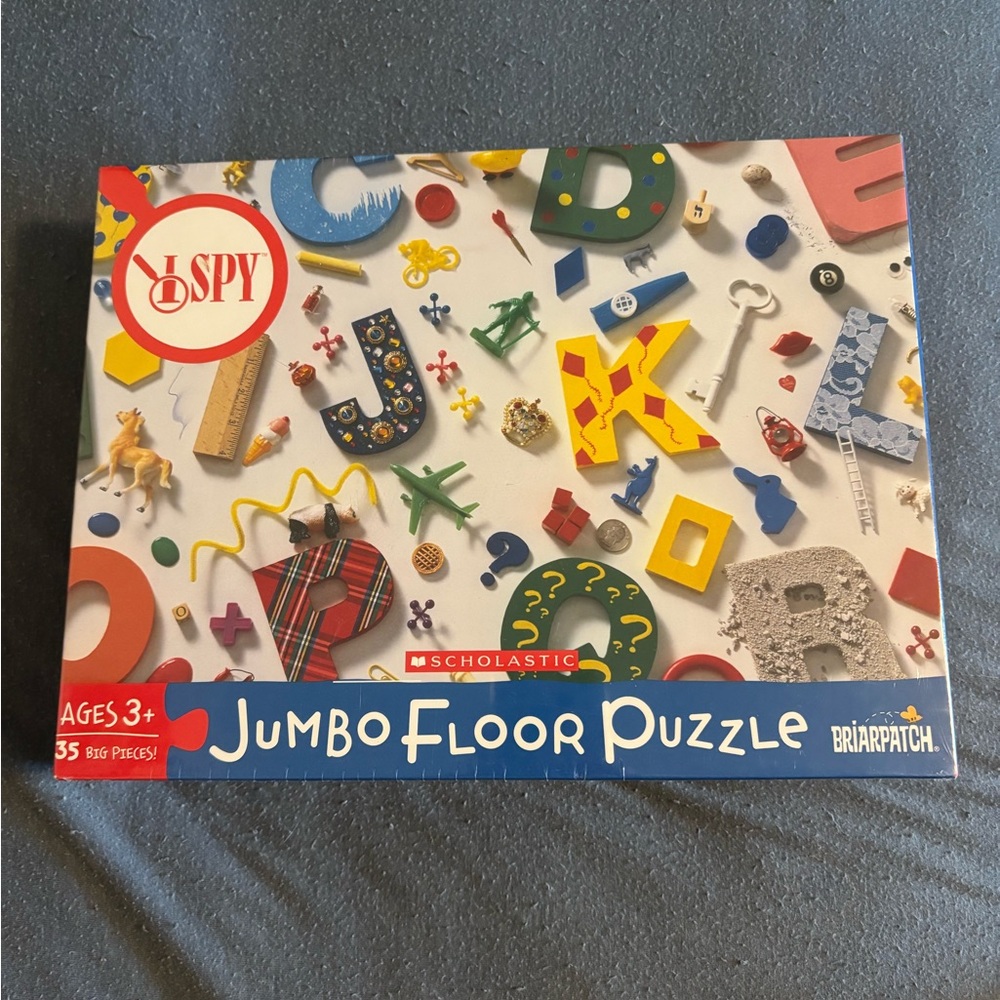 Scholastic I Spy Jumbo Floor Puzzle - Multicolor Fun